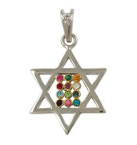 Gold Filled Star of David Hoshen Necklace